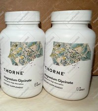 2 bottles-THORNE Magnesium Glycinate Restful ...