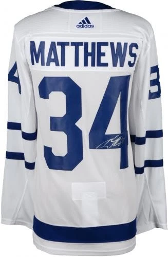 Auston Matthews Toronto Maple Leafs Autographed White Adidas Authentic Jersey - Image 3 of 4