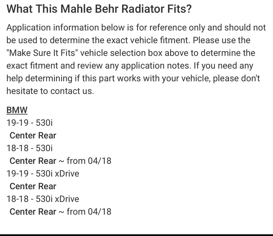 Radiador MAHLE PREMIUM LINE CR 939 000P para BMW Foto 3 de 4