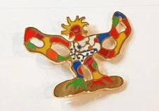 Niki de Saint Phalle / broche ou pendentif