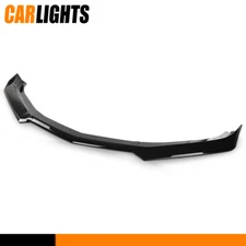 Fit For Camaro 1LE Style Gloss Black Front Bumper Lip Splitter ABS 16-21 Chevy
