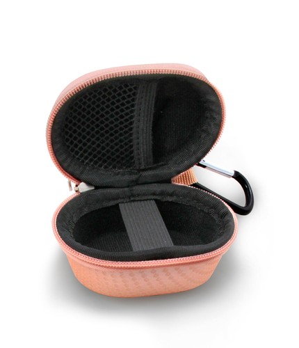 Rose Gold Carry Case fits Jaybird Vista Totally Wireless Headphones, Case Only