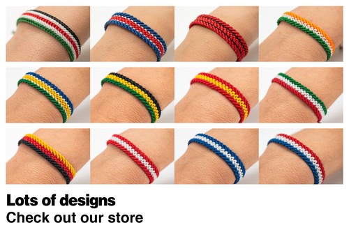 Palestine Flag Rope Style Bracelet, Gift for Men, Bracelets for Women... - Picture 10 of 11