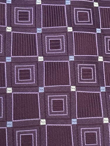 Michael Michael Kors Purple 100% Silk Men’s Neck Tie Made In China - Picture 9 of 9