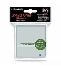 ULTRA PRO 50 SPECIAL SIZED BOARD GAME SLEEVES 69mm X 69mm 82659