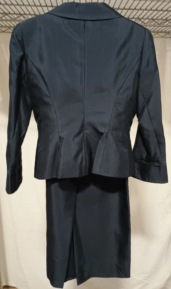 Talbots Petites 3 Piece Women's Suit - Jacket, Maxi Skirt and Beaded Vest - Image 4 of 4