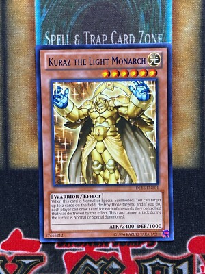 Yugioh Kuraz The Light Monarch DL16-EN004 Rare NM BLUE | eBay