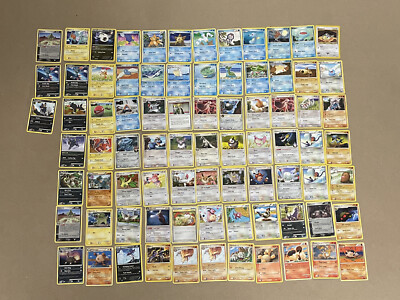 Pokemon Huge lot of 80 cards ! Lightly Played Minor Wear | eBay