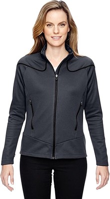 78806 North End Ladies Interactive Cadence Two-Tone Jacket Carbon/Black M