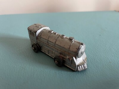 Barclay 2,5'' Silver Steam Train Diecast Toy VINTAGE Locomotive RARE No:335 USA