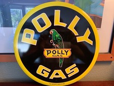 Poly Gas Made In USA Vintage Gasoline Los Angeles Very Cool Sign Great Condition