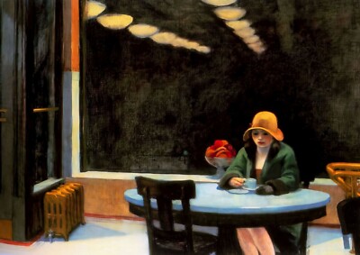 1438 - Automat  by Edward Hopper - Giclée Fine Art Print
