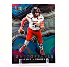 2022 Select Draft Picks Patrick Mahomes II #US-PM Unstoppable Insert