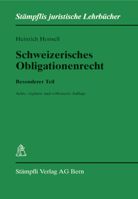 Schweizerisches Obligationenrecht, Besonderer Teil