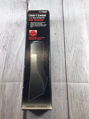 #ad Craftsman 917868 Car Nozzle 1 1 4 Inch Diameter Car Nozzle For Car Interiors $17.95