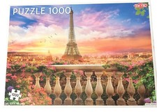 Tactic Eiffel Tower 1000 Piece Jigsaw Puzzle Previously Owned