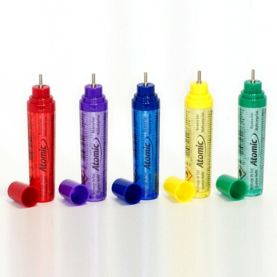 5 x ATOMIC Feuerzeug Gas je 18ml Kunststoff/Unterwegs/Urlaub/Handlich/ NEU/OVP