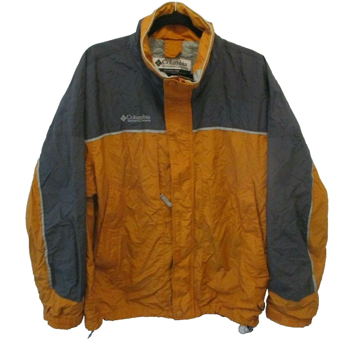 Columbia Men's Coat Core Interchange Jacket Orange/Charcoal size Large