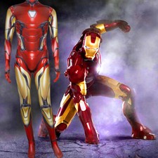 Iron Man Mark 85 Jumpsuit Cosplay Costume Zentai Suit For Adult Kids Halloween