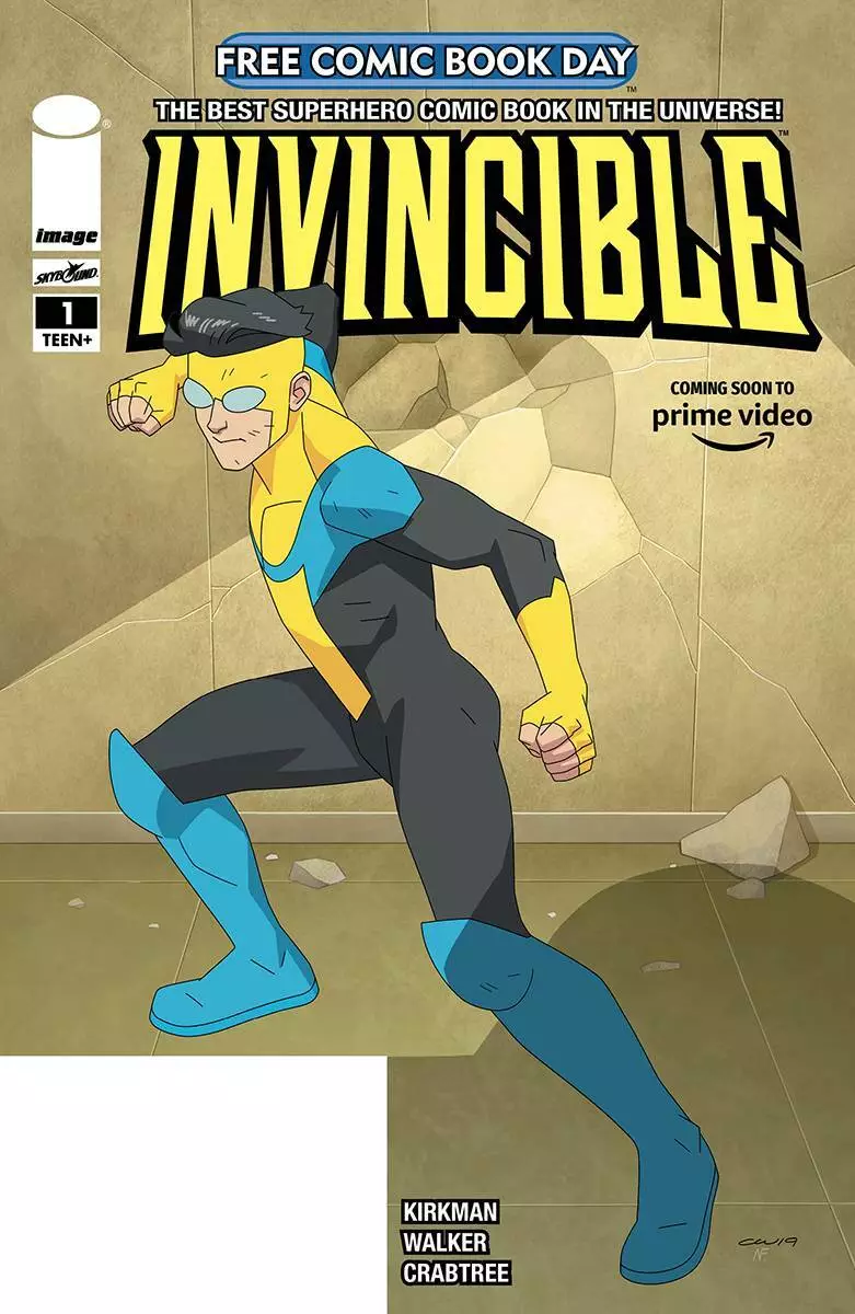 INVINCIBLE ROBERT Kirkman FCBD 2020 FREE COMIC BOOK DAY NO STAMPS NO  STICKERS