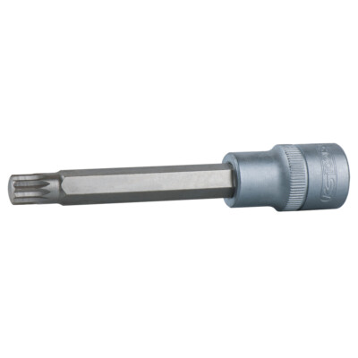 KS Tools Stecknuss 1/2'' – Sechskant-Bit 55mm X 10mm, Vernickelt, Für Handgebrauch