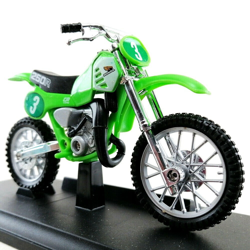 Honda CR250 R #3 Motorcycle Die-cast Model Welly 1:18 Scale Toy