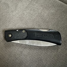 SCHRADE Knife Made in USA SP3 Lockback Lightweight Black Zytel Handles