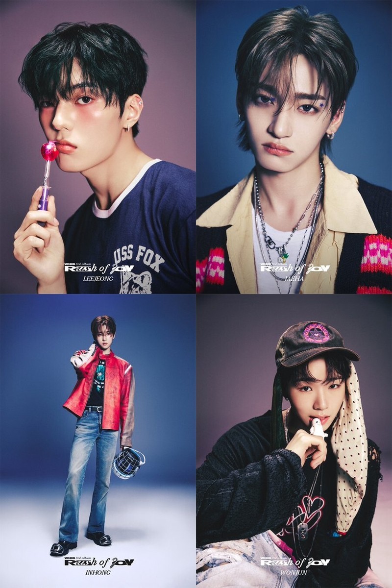 WHIB [RUSH OF JOY] 3rd Single Album EVER Ver/QR Card+