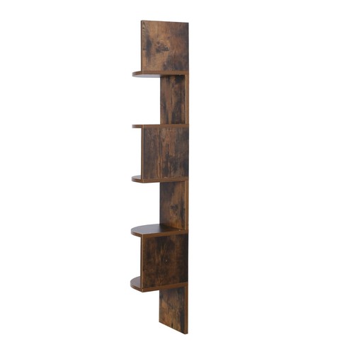 5x Floating Wall Shelves Bookcase Display Corner Shelf Storage Home Décor - Picture 37 of 42