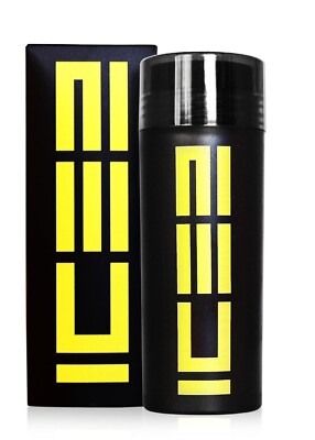 Keratin Hair Building Fibers for Thinning Hair for Both Men & Women (BLACK) NEW