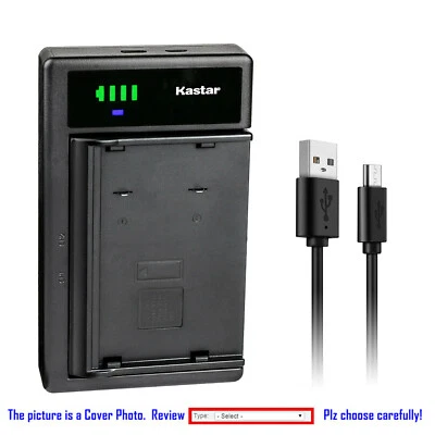 Kastar Battery USB Charger for Panasonic PV-215A PV-B18 PV-BP15 PV-BP17 VW-VBH1E