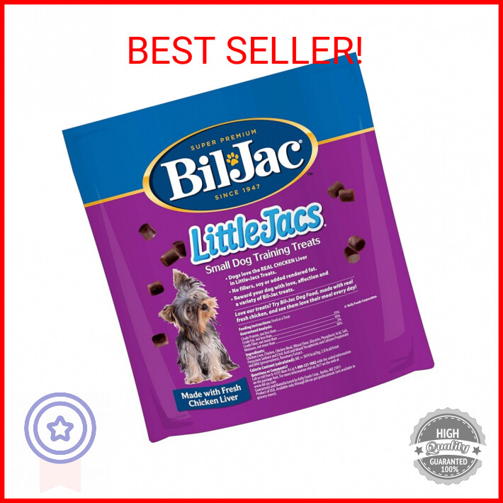 BilJac Little Jacs Small Dog Training Treats Soft Chicken Liver Dog