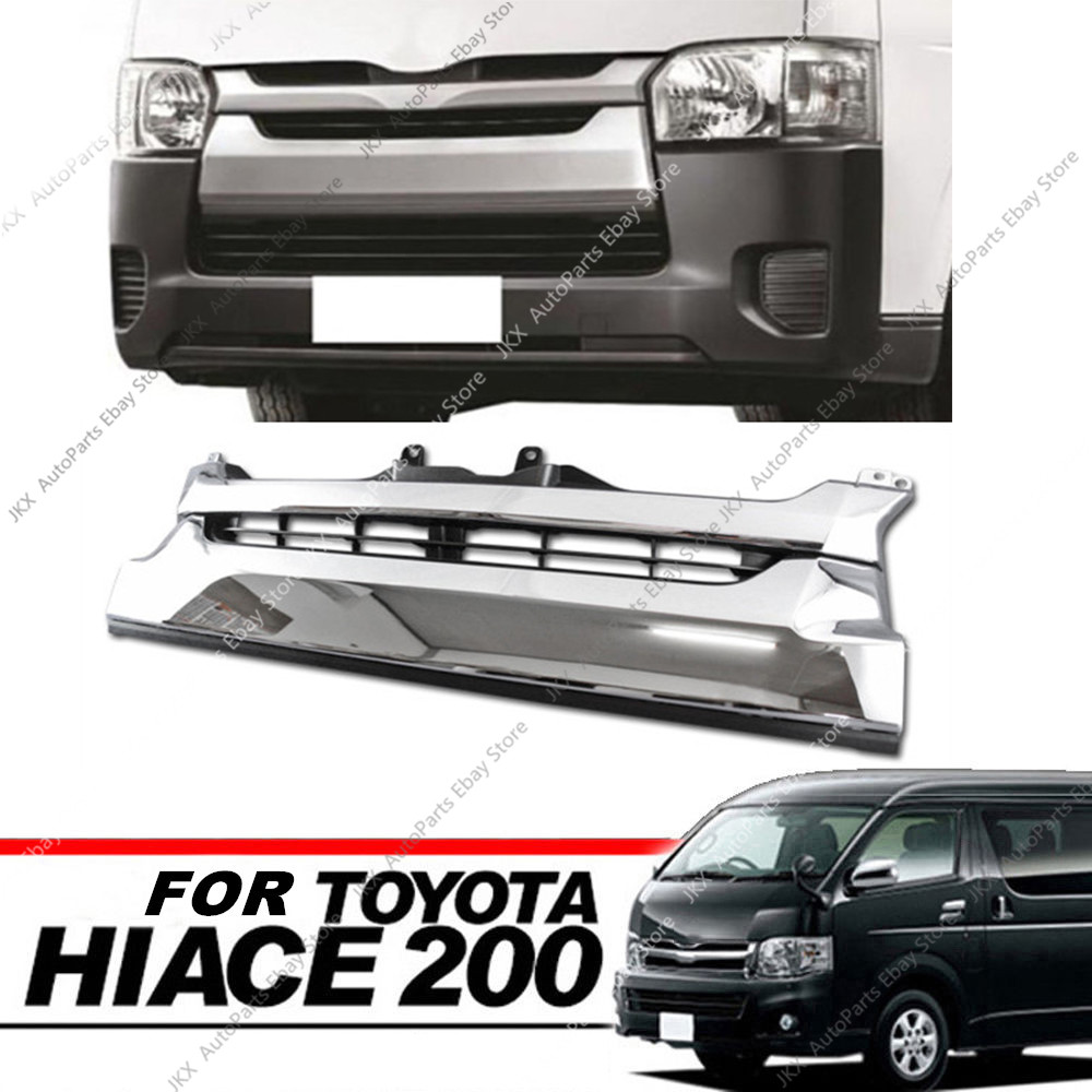 1695 Narrow-body Plating Front Grille For Toyota Hiace 200 Series
