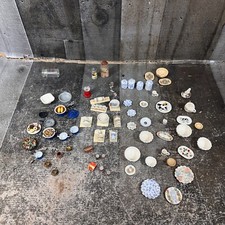 Vintage Dollhouse 1:12 China, food, bowls, plates, kitchen items Accessories