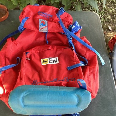 Vintage 90er Rucksack Invicta Monviso 4 ENI Trekking Berg  ️ Made In Italy