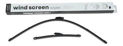 AOQ Set 3 Tergicristalli Aero Flat Per Renault Clio V (dal 08/19), Anteriori E Posteriore, Con Adattatori, Silenziosi