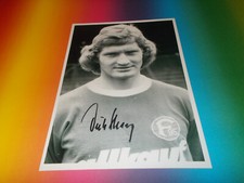 Dieter Herzog DFB Fortuna Düsseldorf Signed Autograph 20x28 Photo in Person