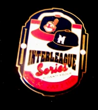 1998 Brewers Indians Interleague Series pin MLB Milwaukee Cleveland c44803