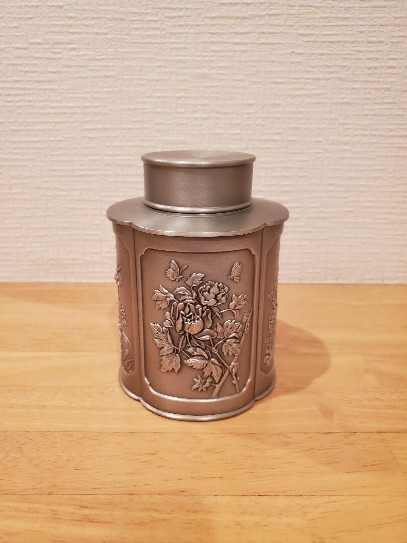 Royal Selangor Pewter Tea Caddy Canister Luxury Tin Tea Storage