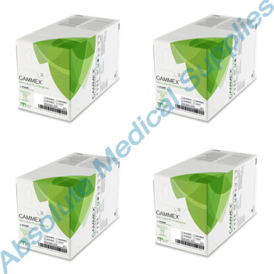 *200-Pairs* Ansell Gammex Non-Latex PI Underglove PF Size-8.5 Gloves 20687285