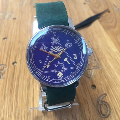 Vintage watch Raketa Masons Wristwatch cold war Watch, Excellent Condition - Picture 22 of 24