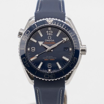 Omega Seamaster Planet Ocean 39.5mm Steel Blue Ceramic 215.33.40.20.03.001 Auto