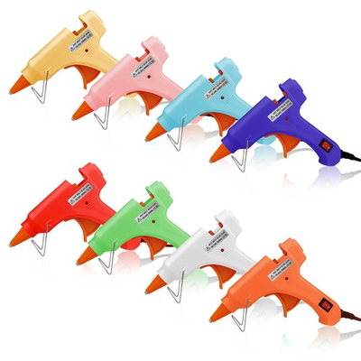 #ad Mini Hot Glue Gun Kit 8 Pieces Hot Melt Gun Crafts for Kids School Craft Proj... $26.49
