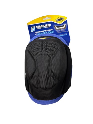 QEP Stabilizer Knee Pads with Memory Foam, Gel Cushion, Neoprene Fabric Liner
