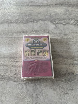 20 GREAT OLDIES VOL 3  ~ Cassette Tape K7  * Sealed * Rare Vintage