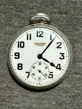 Vintage Swiss Calvert 17 Jewels Pocket Watch