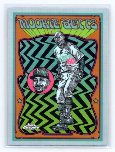 Mookie Betts #UV-6 2025 Topps Chrome Ultra Violet All Stars card