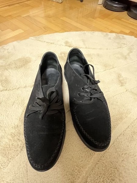 Women Heels Black Suede 41