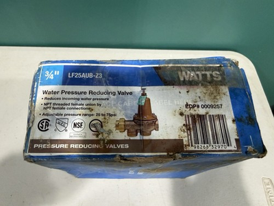#ad #ad Watts LF25AUB Z3 Water Pressure Reducing Valve 3 4quot; Brass 25 75 psi $89.00
