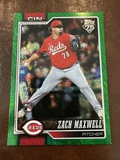 2026 Topps Series 1 - Zach Maxwell #143 Green Rainbow Foil /99 (RC)